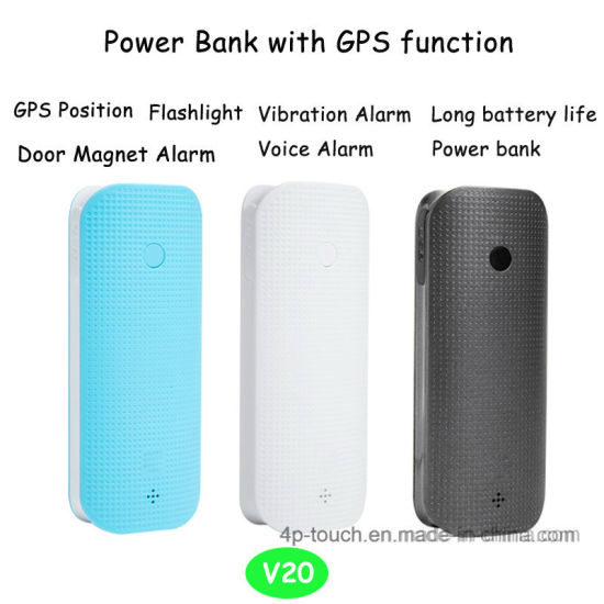 2G Hot Selling 4500mAh Long Working Hours GPS Tracker with Multiple Accurate Positioning Vibration Sensor (V20)