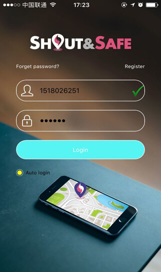 App Shoutsafe per l'India