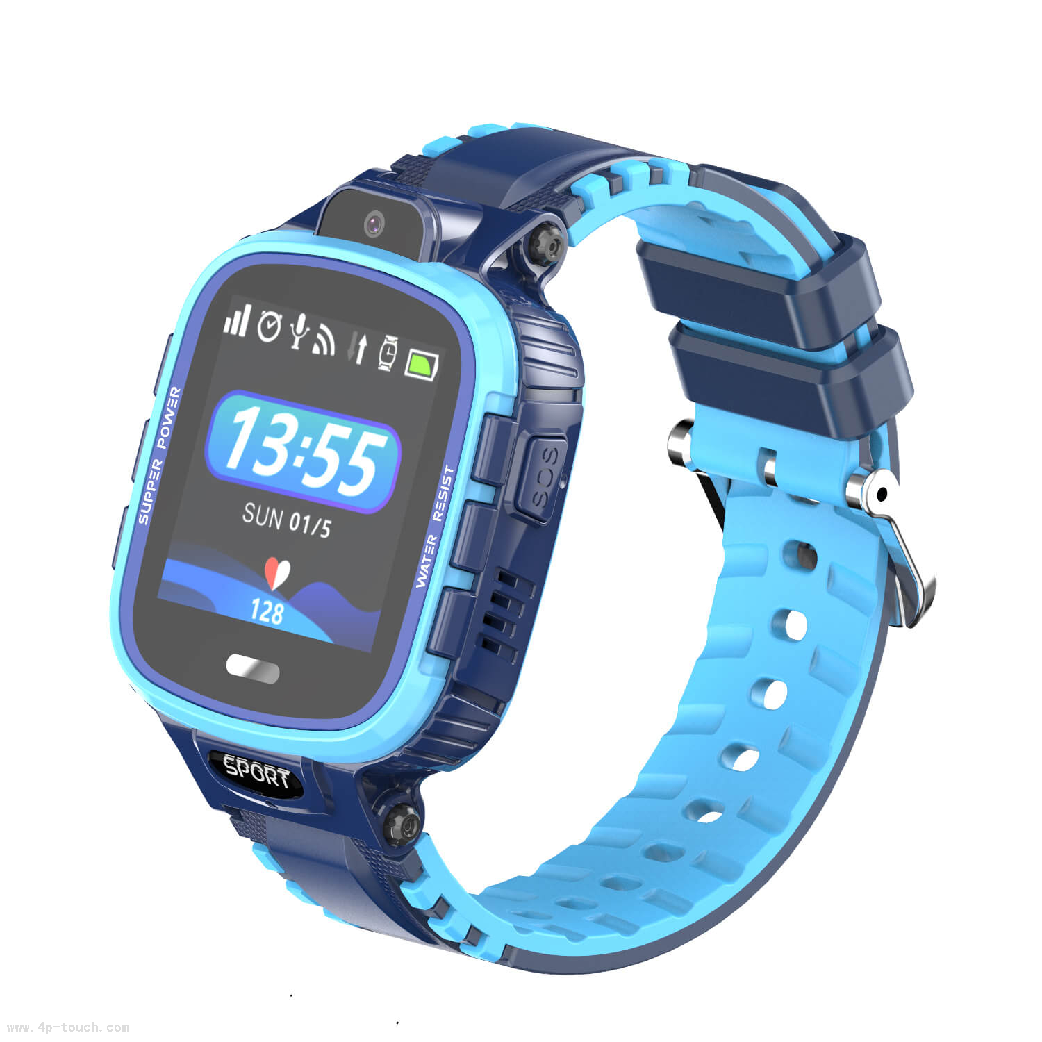 Latest 2G Kids Removal Alarm Alert Tracker Smart GPS Phone Watch 