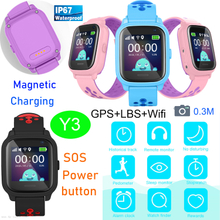 2G IP67 Waterproof Smart GPS Watch Tracker for Kids School Boys
