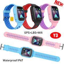 High Quality IPS Screen 2G Waterproof Kids GPS Tracker Watch 