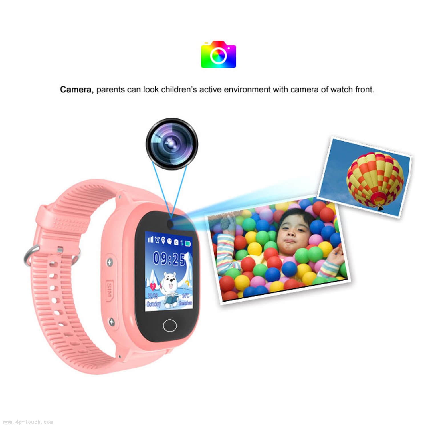Best GSM IP67 Water Resistance Child Smart Tracker GPS Tracking Watch 