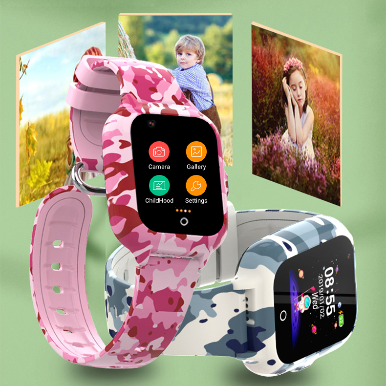 Fashion 4G IP67 waterproof Kids GPS Phone watch with Voice monitor intercom chat for SOS emergency help Y48