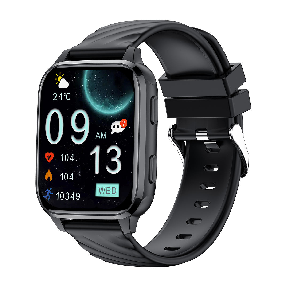 Fashion Design Holiday Gift Smart Watch with Heart Rate Blood Oxygen FW12