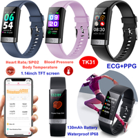 Blood Sugar Body Temperature IP68 Waterproof Smart Watch TK31
