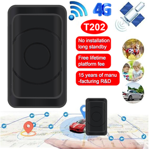 Localizador de rastreador GPS para veh&iacute;culo de autom&oacute;vil de larga duraci&oacute;n con bater&iacute;a y T202 magn&eacute;tico fuerte