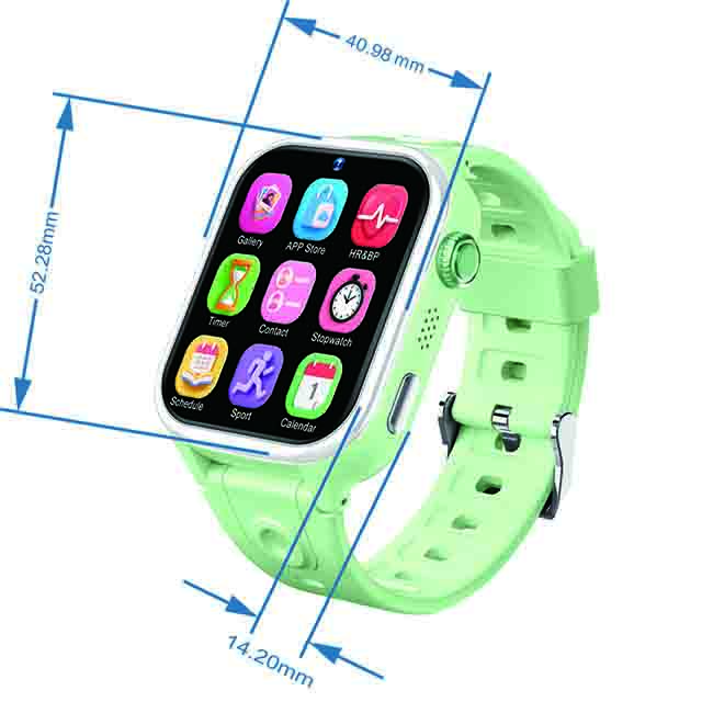 Dimensiones (largo y ancho) del reloj inteligente para ni&ntilde;os