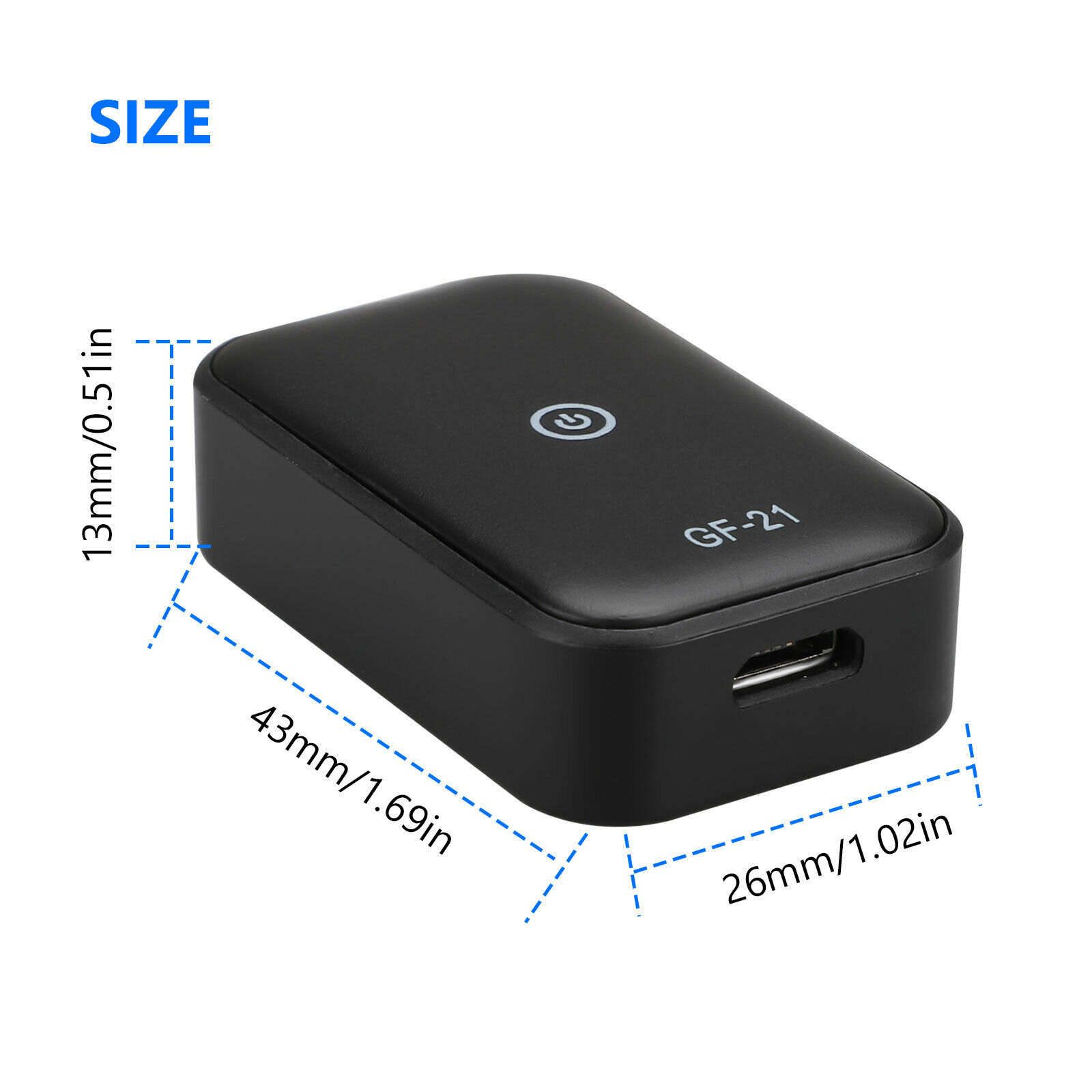Mini Real Time GPS Tracking Device with Sos Voice Monitor GPS/WiFi/Lbs Locator GF21