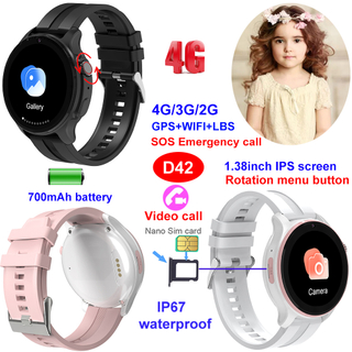 Orologio GPS per bambini ultrasottile 4G D42