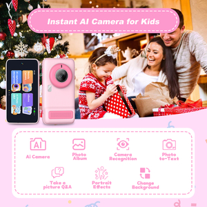 Fotocamera AI intelligente WiFi con riconoscimento della fotocamera sullo schermo ad alta definizione 