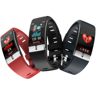 IP68 Waterproof Bluetooth Body Temperature Smart Bracelet Watch E66