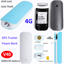Power bank 4G GPS Tracker with Anti-Theft Alarm Alert V40