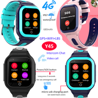 LTE IP67 waterproof Child GPS Security Watch with Free APP