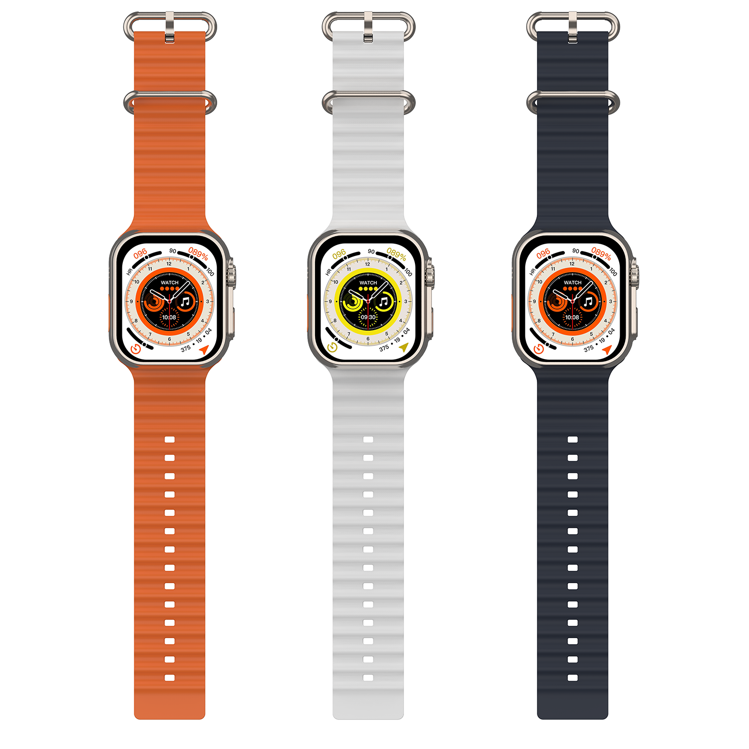 IP68 waterproof Heart rate blood pressure SPO2 body temperature Smart Bluetooth Watch A8