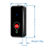 Mini localizzatore GPS nascosto con avviso di decollo Y45