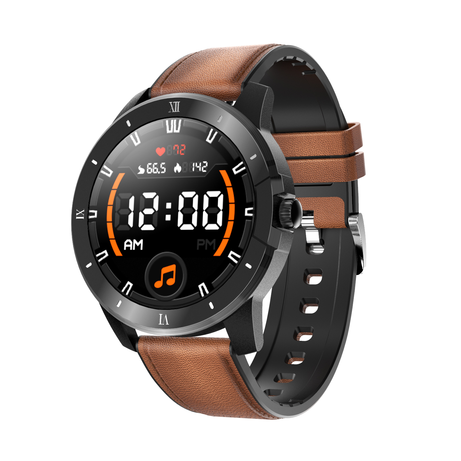 Waterproof Blood Pressure Monitoring Smart Bluetooth Watch MX12
