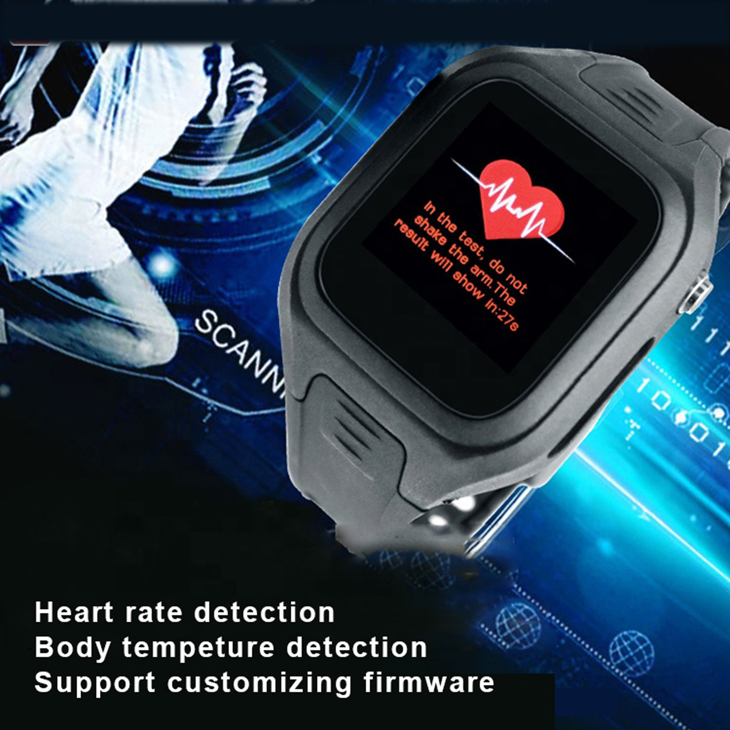 4G LTE tamper-proof Senior healthcare GPS Tracker Watch with HR BP T30