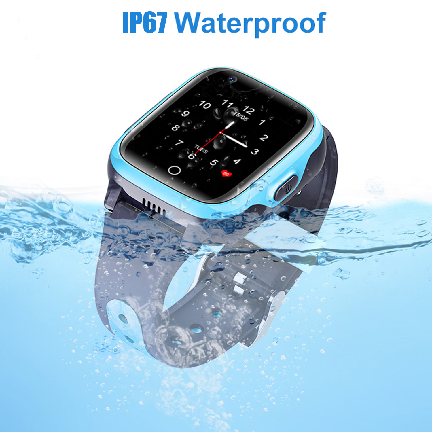 2022 New 4G WiFi Tracking Video Call IP67 Waterproof SOS Call Boy Girl Kids GPS security Smart Watch for Emergency Help D31