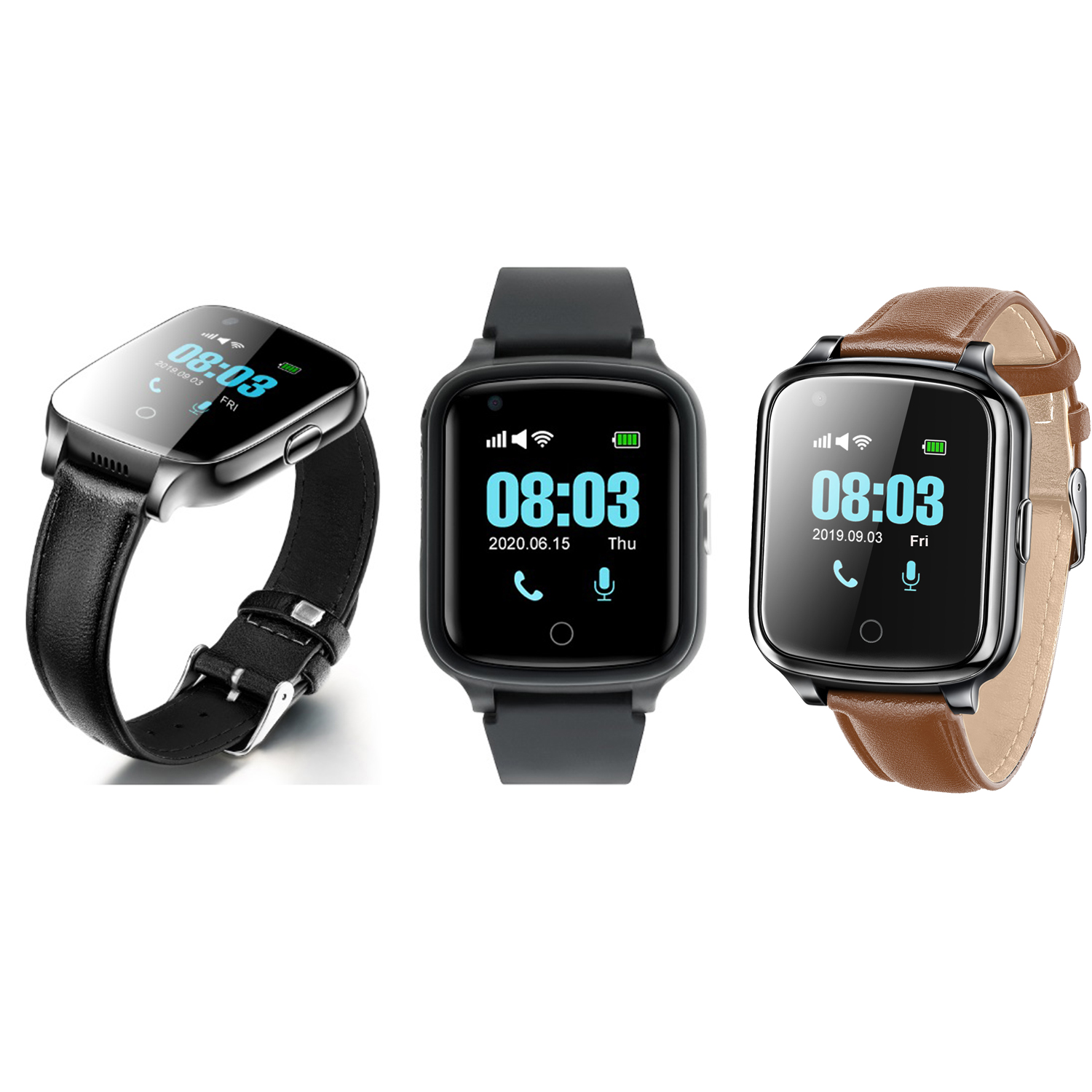 Portal del servidor de cambio de reloj con rastreador GPS 4G en el dial del reloj