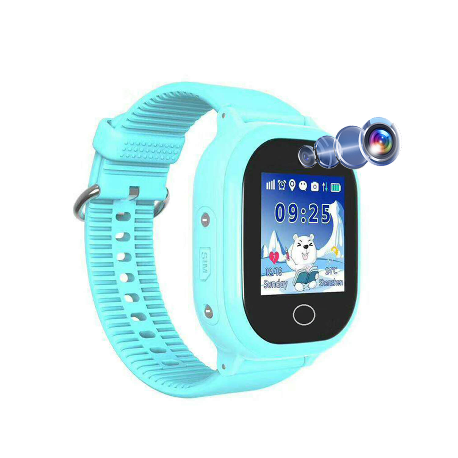 Best GSM IP67 Water Resistance Child Smart Tracker GPS Tracking Watch 