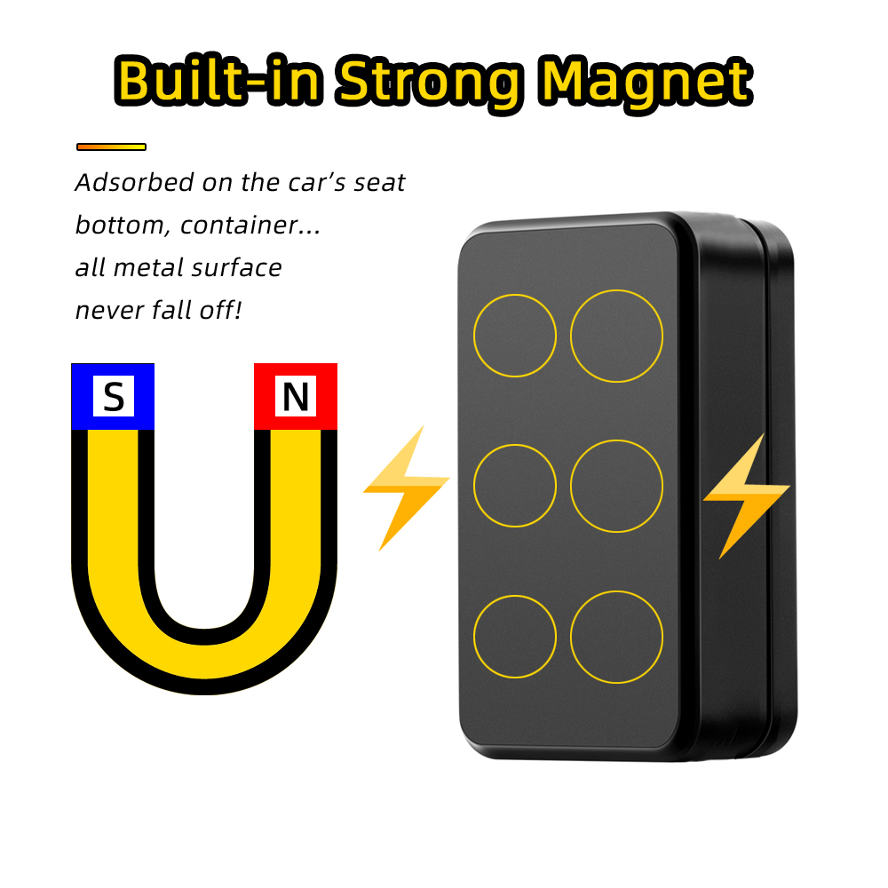 Strong magnetic GPS tracker for motorcycle vehicle assets Y12