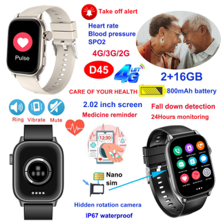 Zegarek GPS 4G dla senior&oacute;w z alertem o usunięciu monitorowania stanu zdrowia 