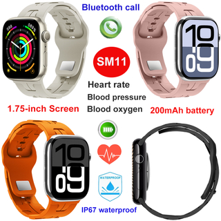 Умный Bluetooth-браслет с HR BP SPO2, 3D-меню, чатом GPT SM11