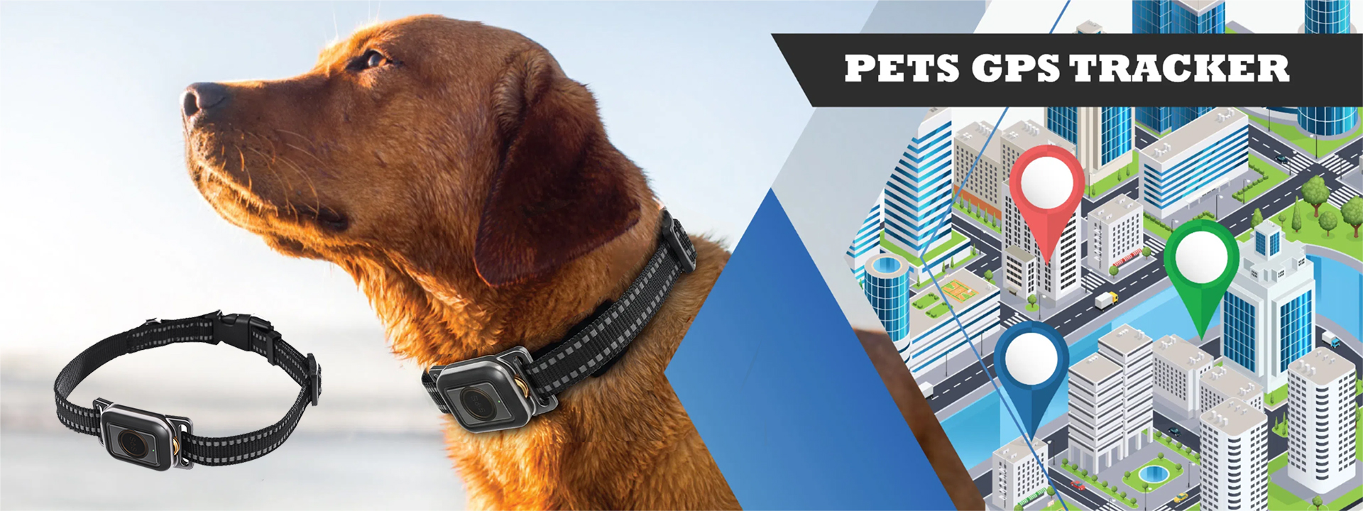 rastreador gps para collar de mascotas