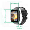 Montre de suivi GPS intelligente pour enfants 4G avec contr&ocirc;le parental Y49