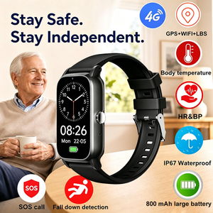 Localizador GPS 4G con monitorizaci&oacute;n HR BP SP02 para atenci&oacute;n sanitaria de adultos 