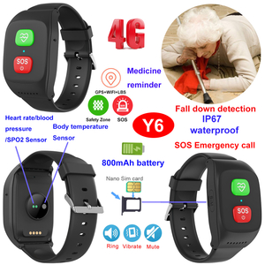 Tracker GPS 4G IP67 impermeabile per pazienti anziani con malattia di Alzheimer con mappa live Avvisi geo-recinzione Y6