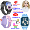 Orologio tracker GPS per bambini 4G con fotocamera HD e schermo curvo D43