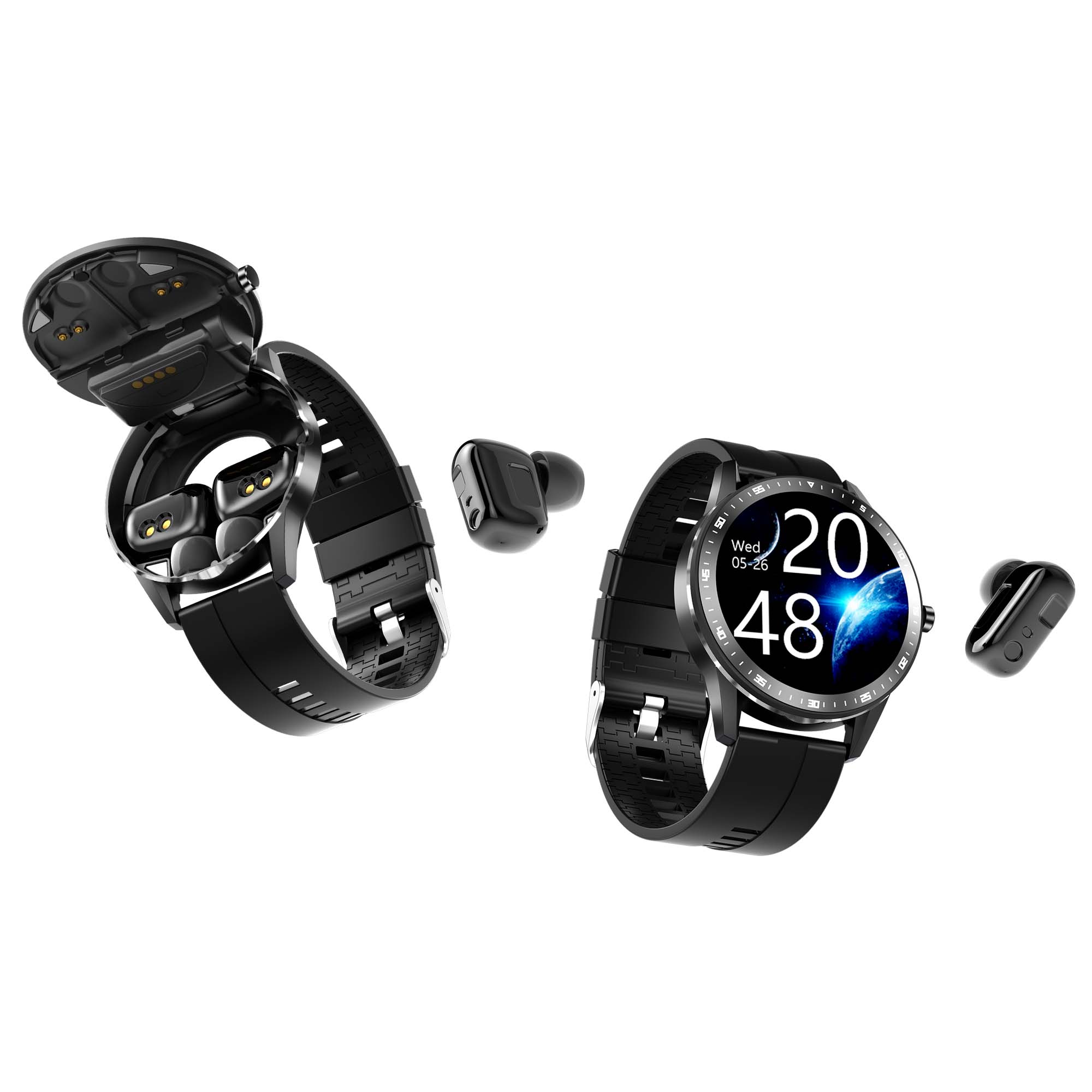IP67 Waterproof Smart Wireless Bt 5.0 Wrist Watch with Blood Pressure 