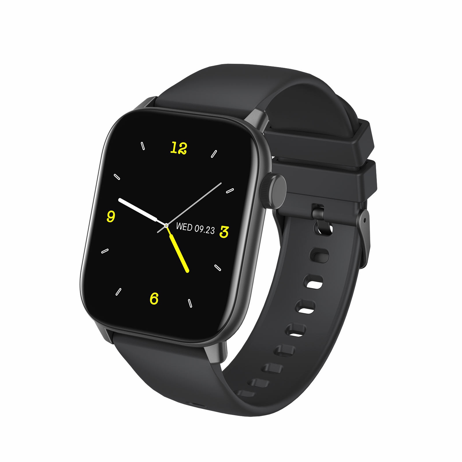 Large Full Touch Screen IP68 Waterproof Bt Music Control Smart Watch with HR Bpm SpO2 Kw76