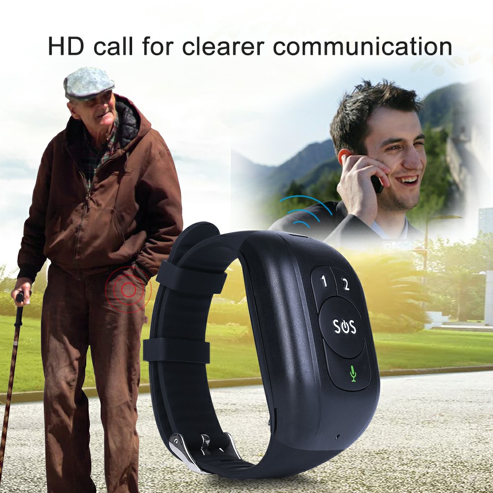 4G thermometer waterproof Parents GPS Tracker bracelet with Fall alarm Y6T