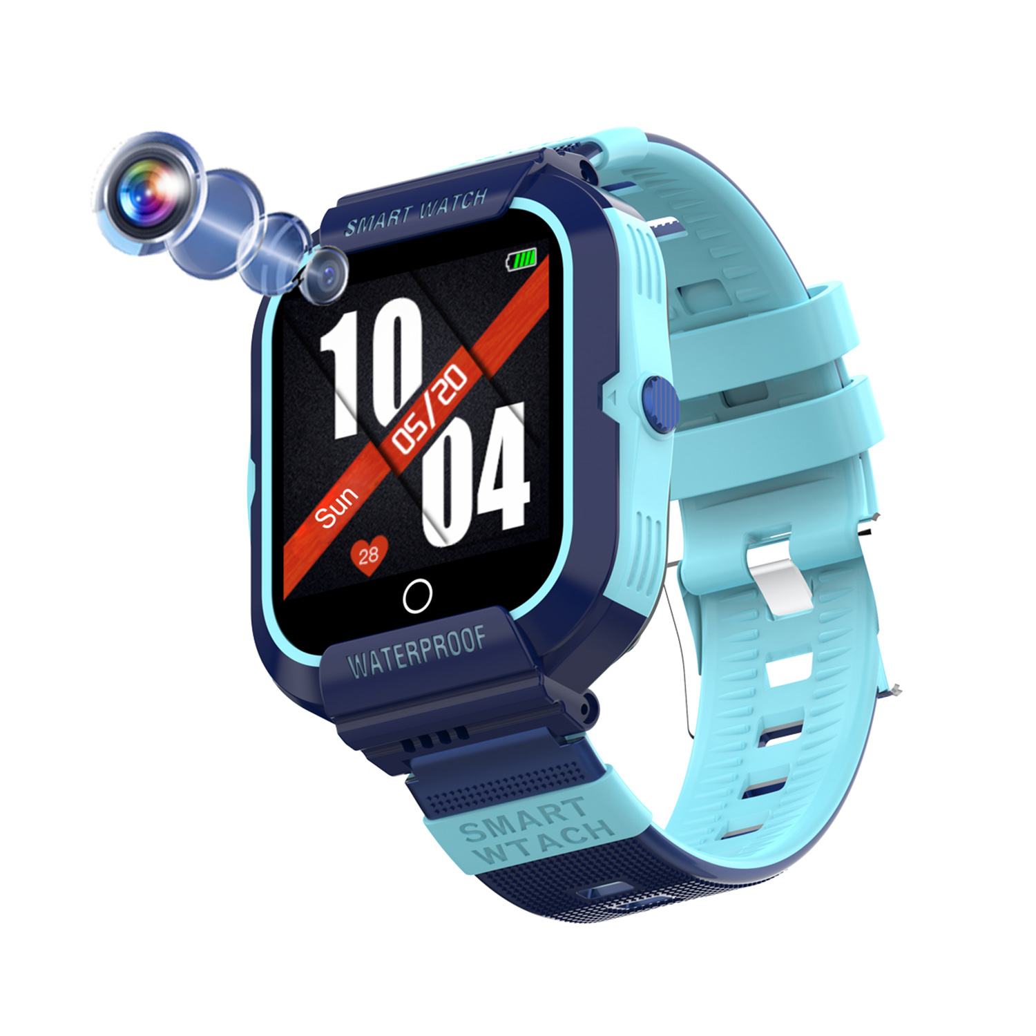 4G Waterproof Students GPS Tracker Watch with HD Camera P42
