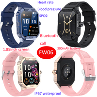 BT call Smart Watch bracelet with HR BP SPO2 FW06