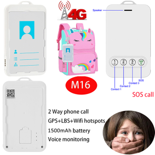 Nouveau dispositif de suivi GPS de carte d'identit&eacute; 4G de conception M16