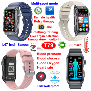 Pulsera m&oacute;vil impermeable IP68 con monitorizaci&oacute;n de HR y SPO2 T79