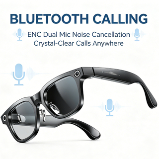 Lunettes intelligentes durables r&eacute;sistantes &agrave; la transpiration avec appel Bluetooth 20MP pour les d&eacute;placements quotidiens