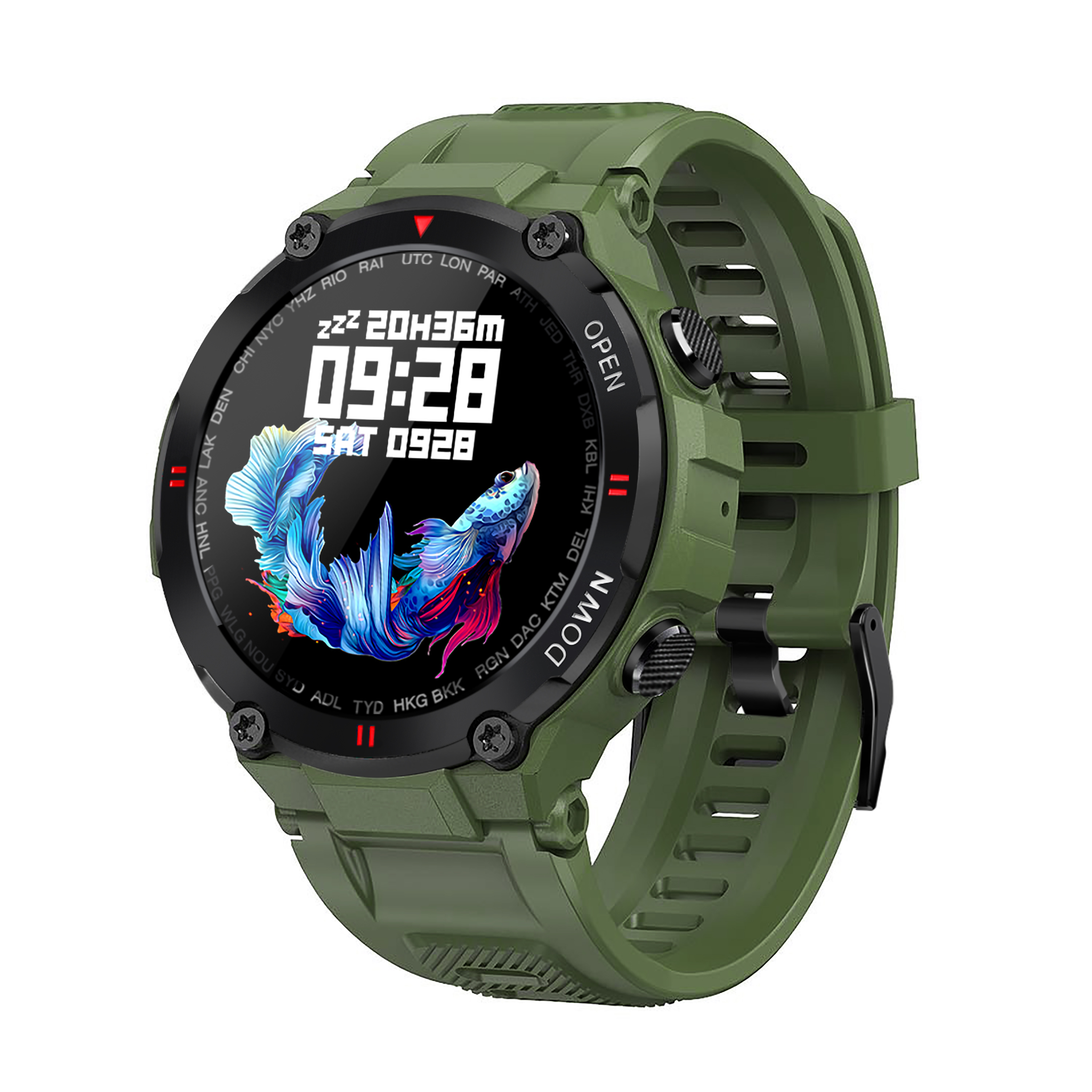 Round Screen Detachable Strap Smart Bluetooth Bracelet for Women K22
