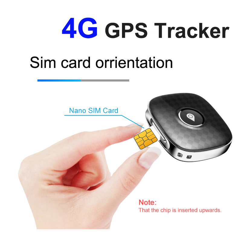 Newest Waterproof 4G Mini Safety Pets GPS Tracker with Geo-fence 