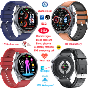 Montre intelligente &eacute;lectronique Bluetooth &eacute;tanche IP68 pour la surveillance de la sant&eacute; E472