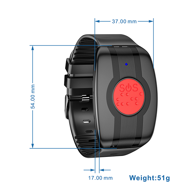 Tracker GPS per braccialetto sanitario senior
