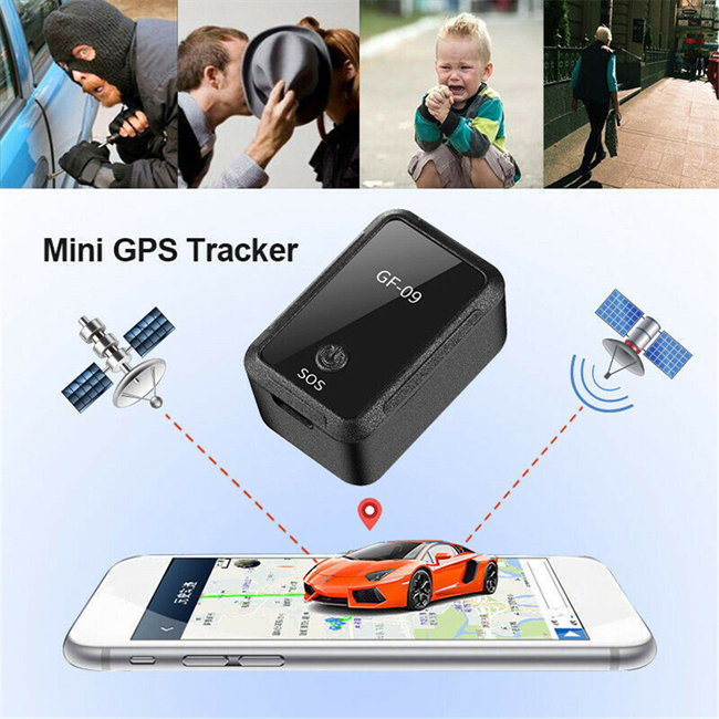 Real Time Tracking Anti-Burglar Alarm Device Mini GPS Kids Tracker GF-09