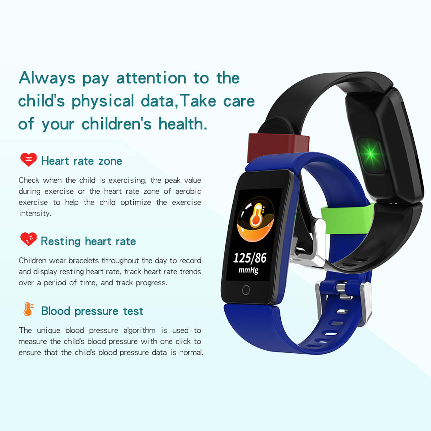 IP68 Waterproof Heart Rate Blood Pressure SPO2 Bt Smart Wristband 