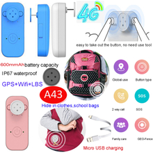 New 4G Hidden Mini GPS Tracker with SOS button for Child