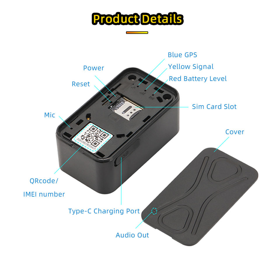4G waterproof strong magnetic GPS 4G tracker with long standby 