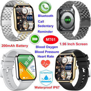 China fabrica una pulsera bluetooth inteligente resistente al agua IP67 con monitoreo de atenci&oacute;n m&eacute;dica MT61