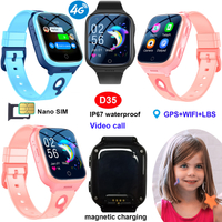 New Arrival LTE Waterproof Child GPS Tracker Watch with Geo-fence 